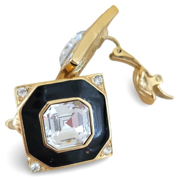 Vintage TRIFARI Art Deco Revival Necklace & Earrings Set - Picture 4 of 9